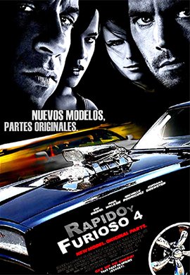 Rapido y furioso 4 Nuevo Modelos Partes Originales 2009